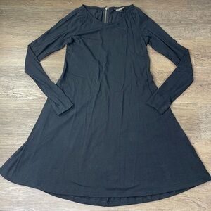 Express Women’s Black Long Sleeve Dress with Back Zipper, size XS